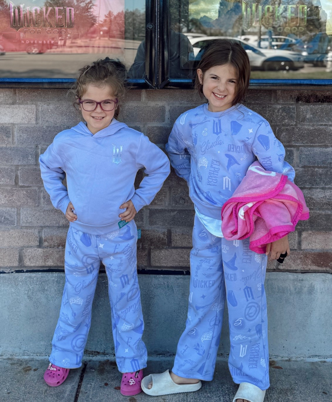 These Wicked sets from target are so cute! And 40% off!! The sweatpants run big so we sized down 