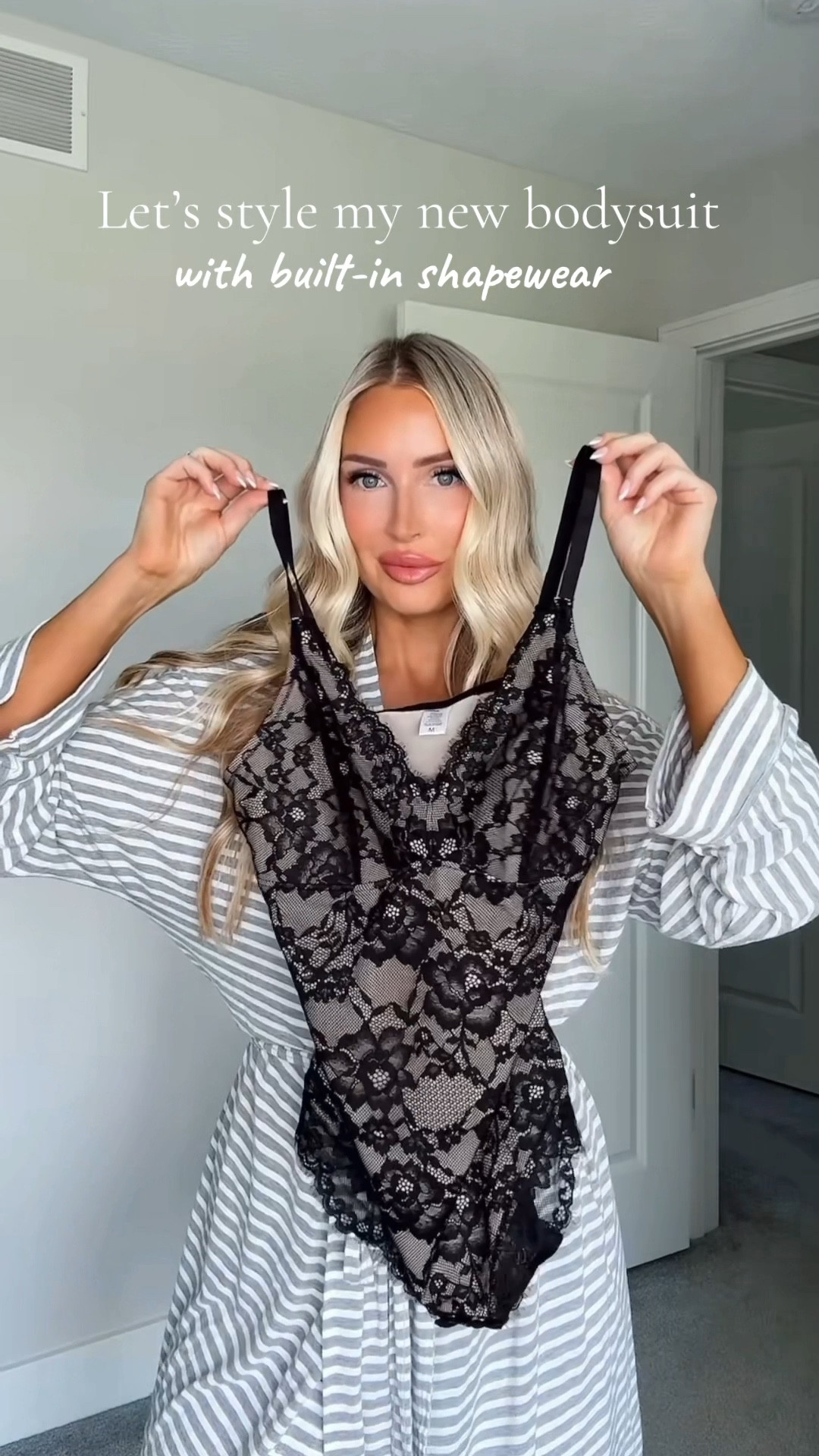 Styling my new shapewear bodysuit for date night 🖤

#LTKFindsUnder50 #LTKFindsUnder100 #LTKStyleTip