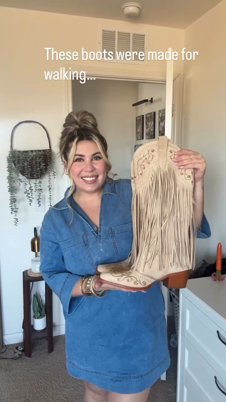 wearing a size M in this denim dress that’s perfect for any occasion and true to size 9 in these boots

#LTKgrwm #LTKSpringSale #LTKootd