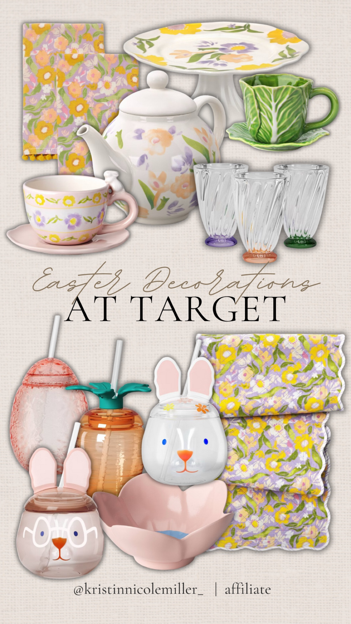 Just dropped // Easter decorations at Target! Such cute tableware for Easter or a spring table setting. 🌸

Seasonal, decorations, home, indoor, table, cups, kids; family, floral, unique, bunnies; spring, tea, mugs 

#LTKFindsUnder50 #LTKSeasonal #LTKHome