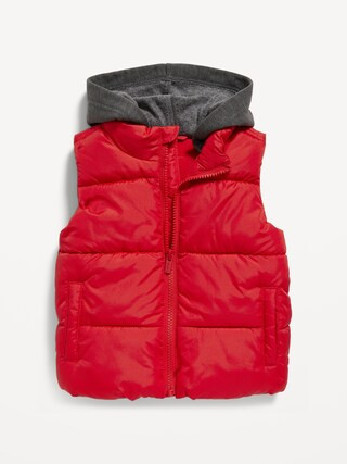 Water-Resistant Hooded Puffer Vest for Toddler Boys | Old Navy (US)