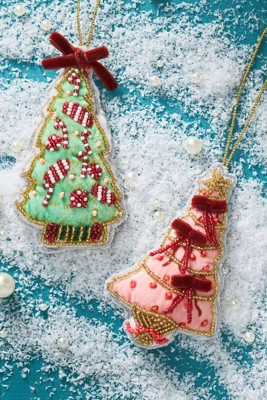 Fabric Christmas Tree Ornament | Anthropologie (US)