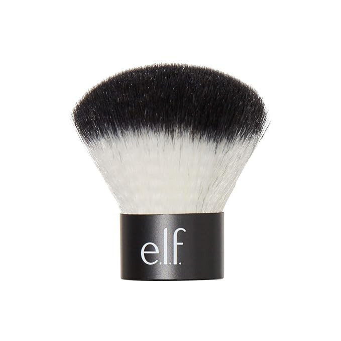 e.l.f. Cosmetics Makeup Kabuki Face Brush for Flawless Application, Compact, Travel-Size Brush | Amazon (US)