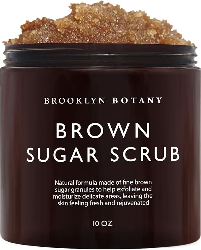 Brooklyn Botany Brown Sugar Body Scrub - Moisturizing and Exfoliating Body, Face, Hand, Foot Scru... | Amazon (US)