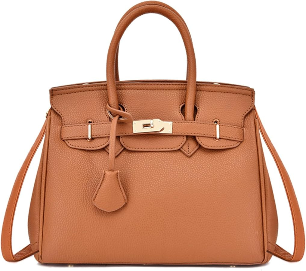 Womens Leather Handbags Purses Top Handle Totes Satchel Shoulder Bag for Ladies | Amazon (US)