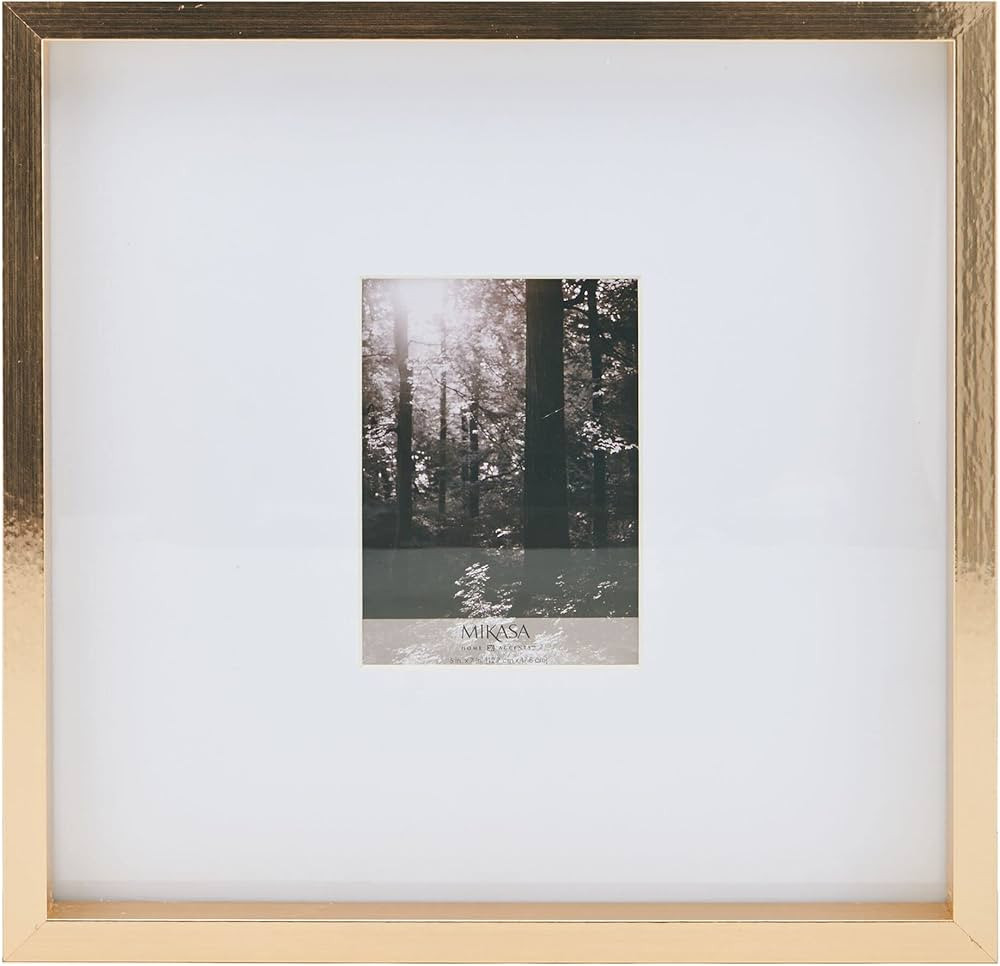 Mikasa 16x16 in. Gallery Frame for 15x15 in. Photo with 2 mm Beveled Mat, Vertical or Horizontal ... | Amazon (US)