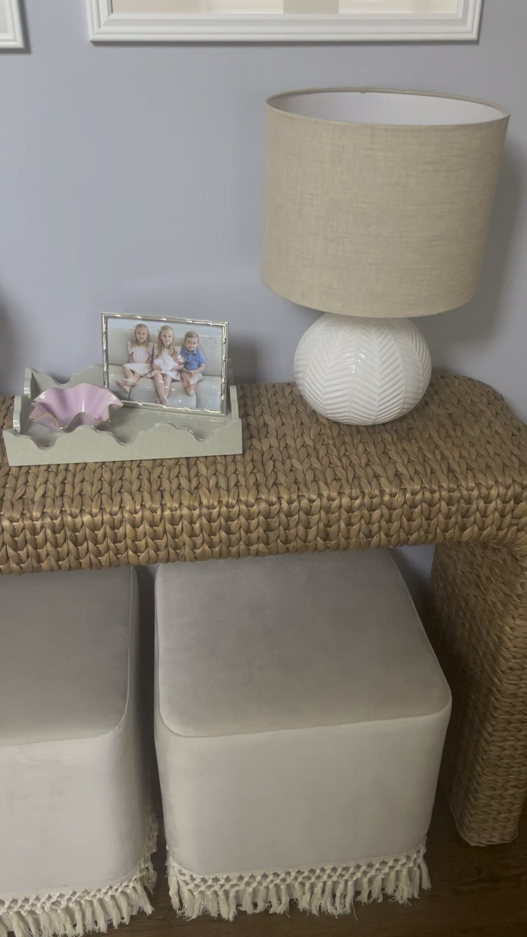 Target furniture sale! My console table and fringe ottomans are included. 

Coastal console table, entryway, entry table, console table, rattan console table, ottomans, fringe furniture, entryway styling, entryway decor 

#target #targetfinds #targetsale #entryway #entrywaydecor #coastalhome 

#LTKhome #LTKfindsunder100 #LTKsalealert