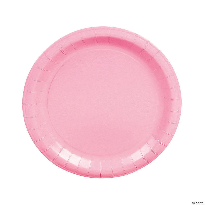 Single Color Paper Dinner Plates - 24 Ct. | Oriental Trading Company
