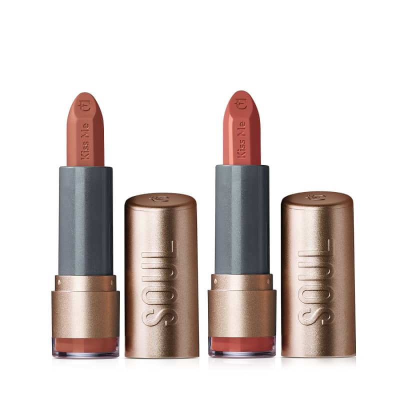 Combo Soul Kiss Me: Batom Hidratante Nude Veludo 3,7g + Batom Nude Autoral 3,7g | Eudora (BR)