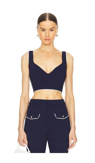 SER.O.YA Basha Bra Top in Navy. - size XS | Revolve Clothing (Global)