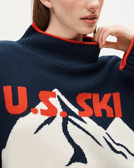 U.S. Ski & Snowboard by J.Crew graphic Rollneck™ sweater in vintage wool | J. Crew US