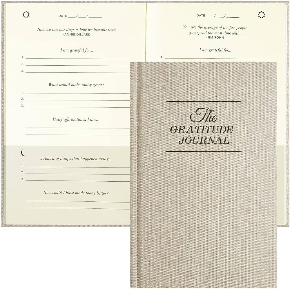 The Gratitude Journal, manifestation journal, Daily Journal with Prompts for Affirmation, Happine... | Amazon (US)