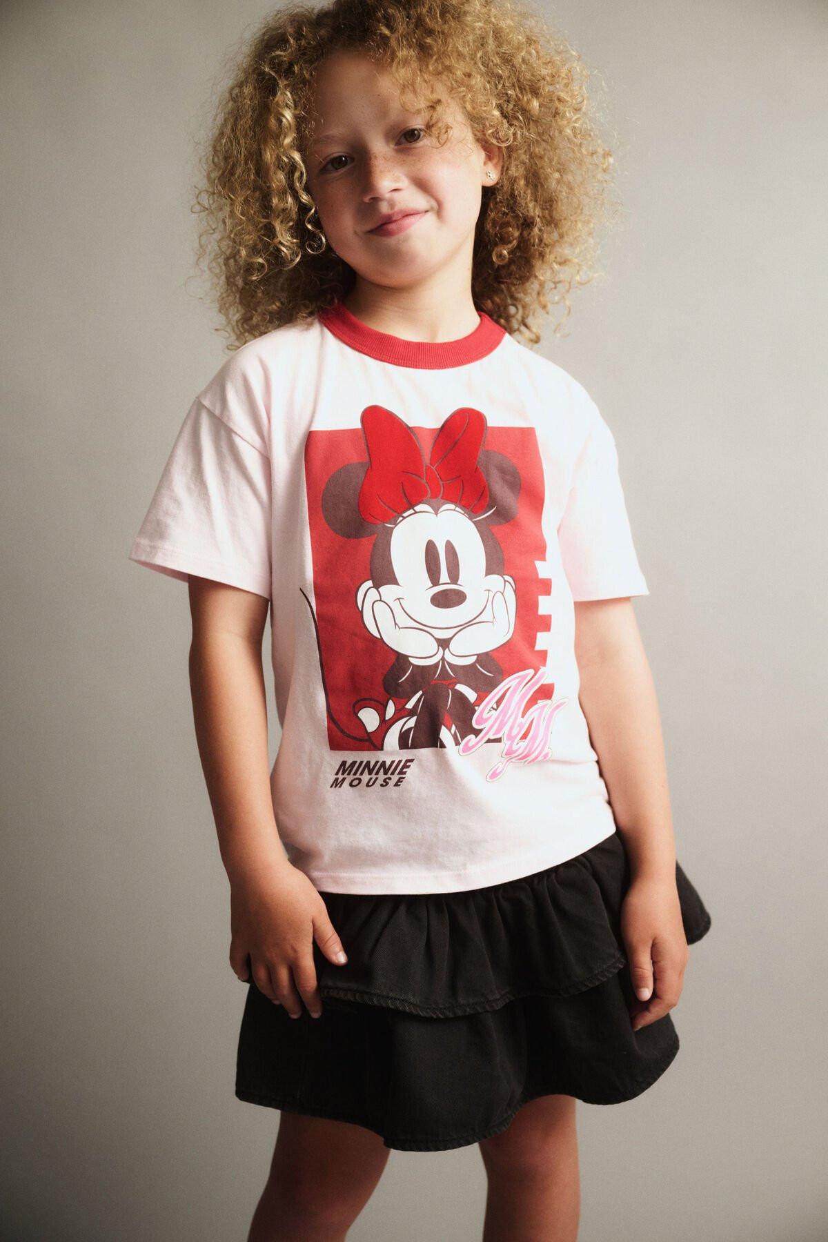 Disney Minnie Mouse Drop Shoulder Short Sleeve Tee | Cotton On (US)