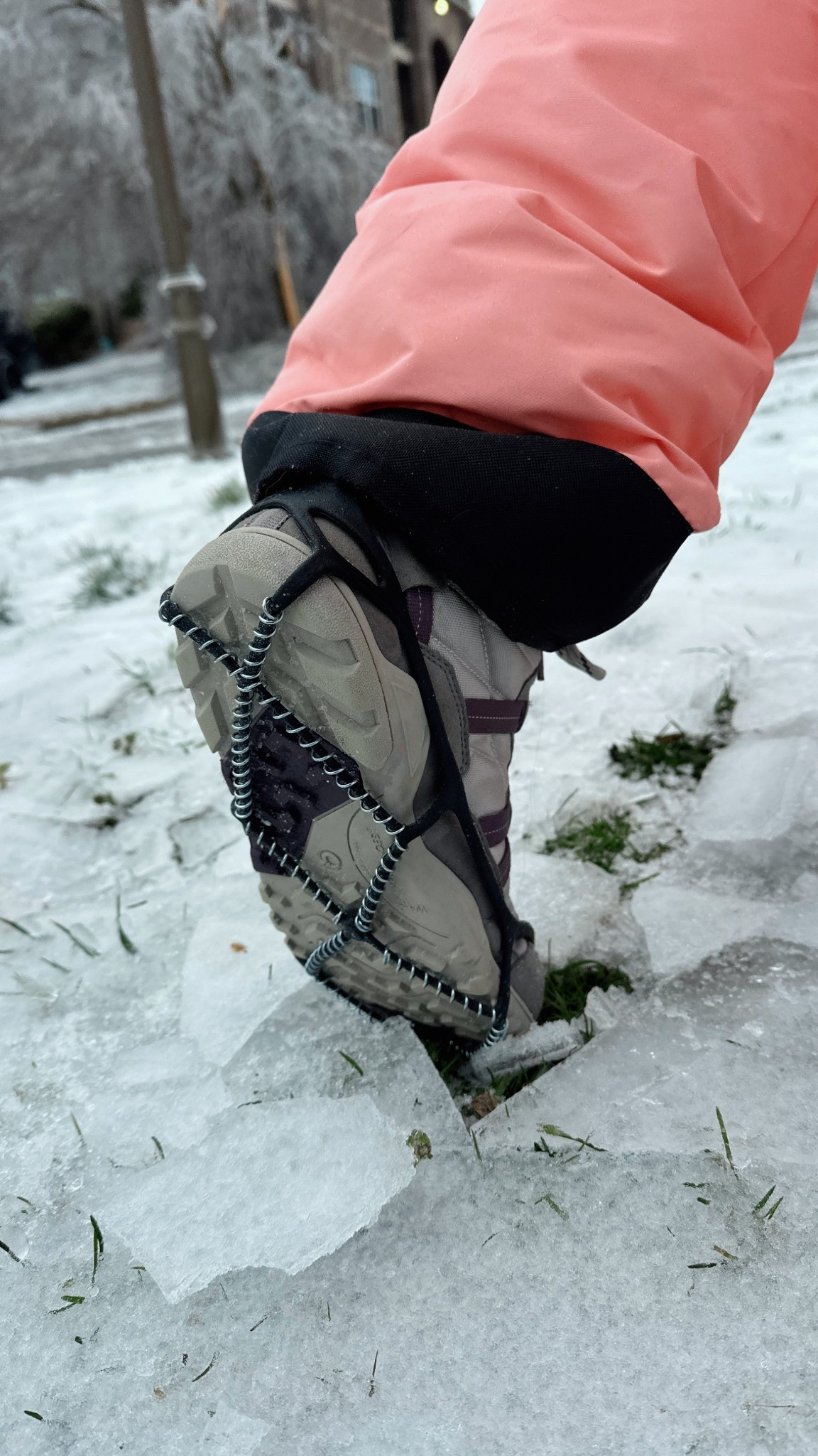 It’s a snow and ice storm in Nashville this week. I don’t need true micro spikes so something a little more friendly on the floors are these yaktrax! I have an Amazon link plus dicks and Rei link below. Wearing a size large on size 11 women’s feet! 

#LTKPlusSize #LTKSeasonal