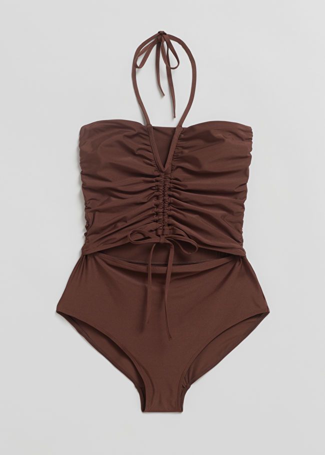 Ruched Bandeau Swimsuit | & Other Stories (EU + UK)