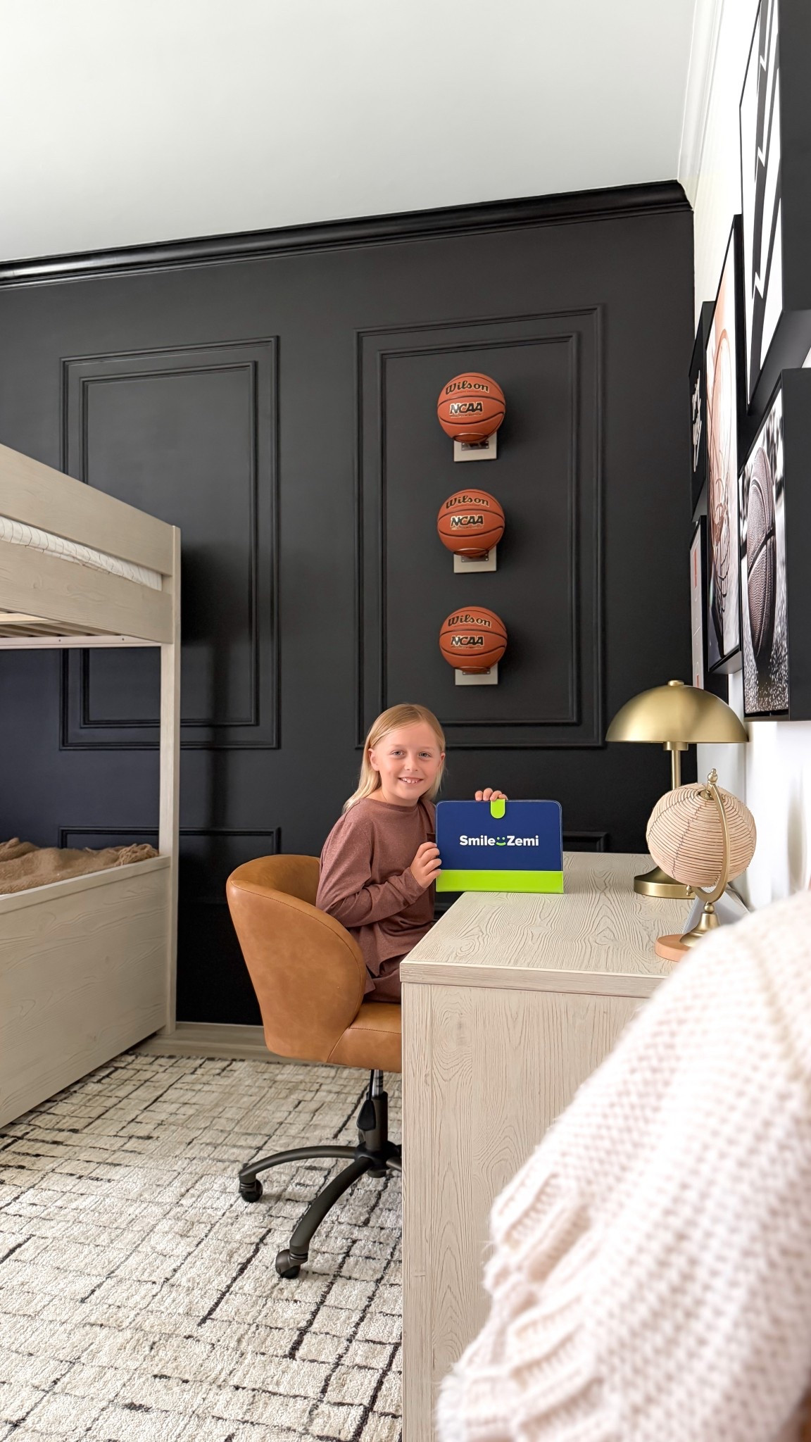 Boys Basketball Bedroom 

Still loving the sports ball holders that hold Sterling’s basketballs 🏀 

#LTKHome