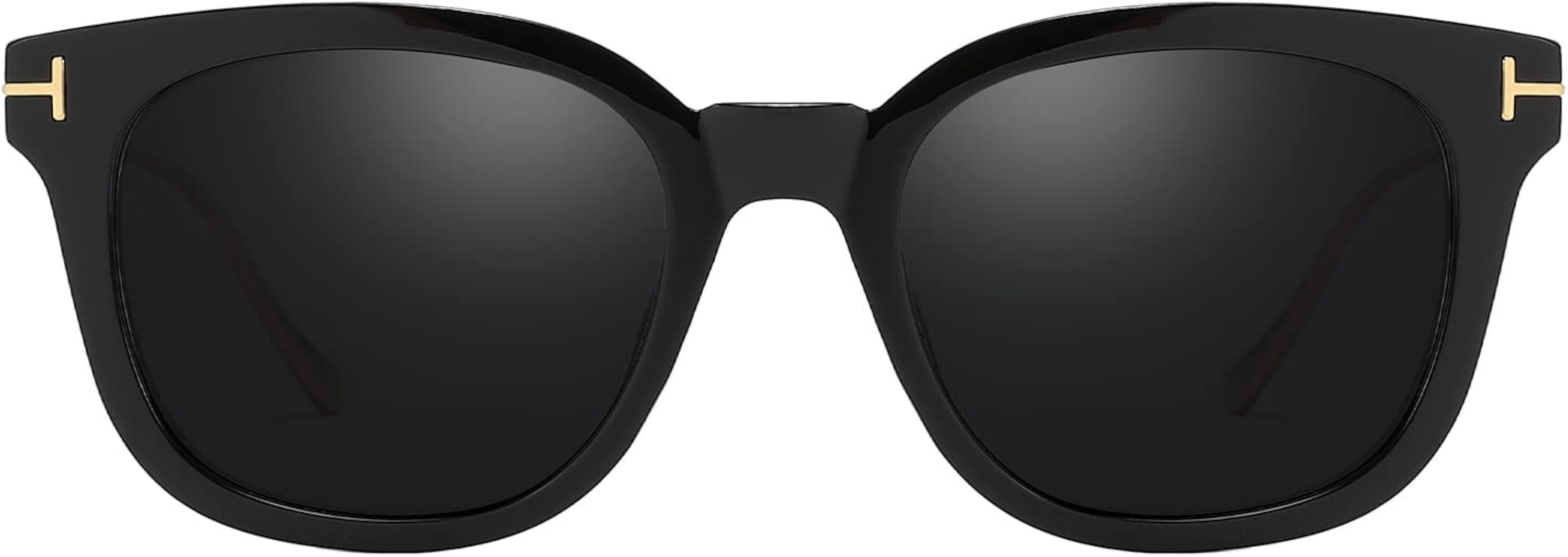 KSSESSE Retro Square Polarized Sunglasses for Women Men UV Protection Womens Stylish Sunnies | Amazon (US)