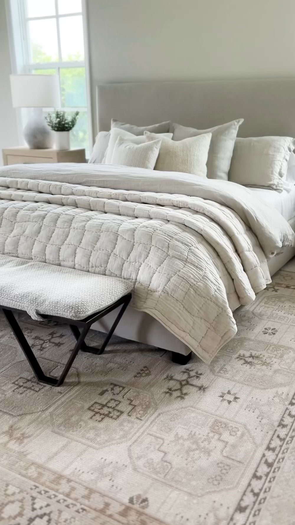 Major Fourth of July SALE on now!! 🇺🇸 Bedding on sale and SHIPS FREE and my new rug is also on sale!! 

rug, hand-knotted, bedroom, primary bedroom, quilt, duvet, sheets, bedding, bed, lamp

#LTKhome #LTKFind #LTKsalealert