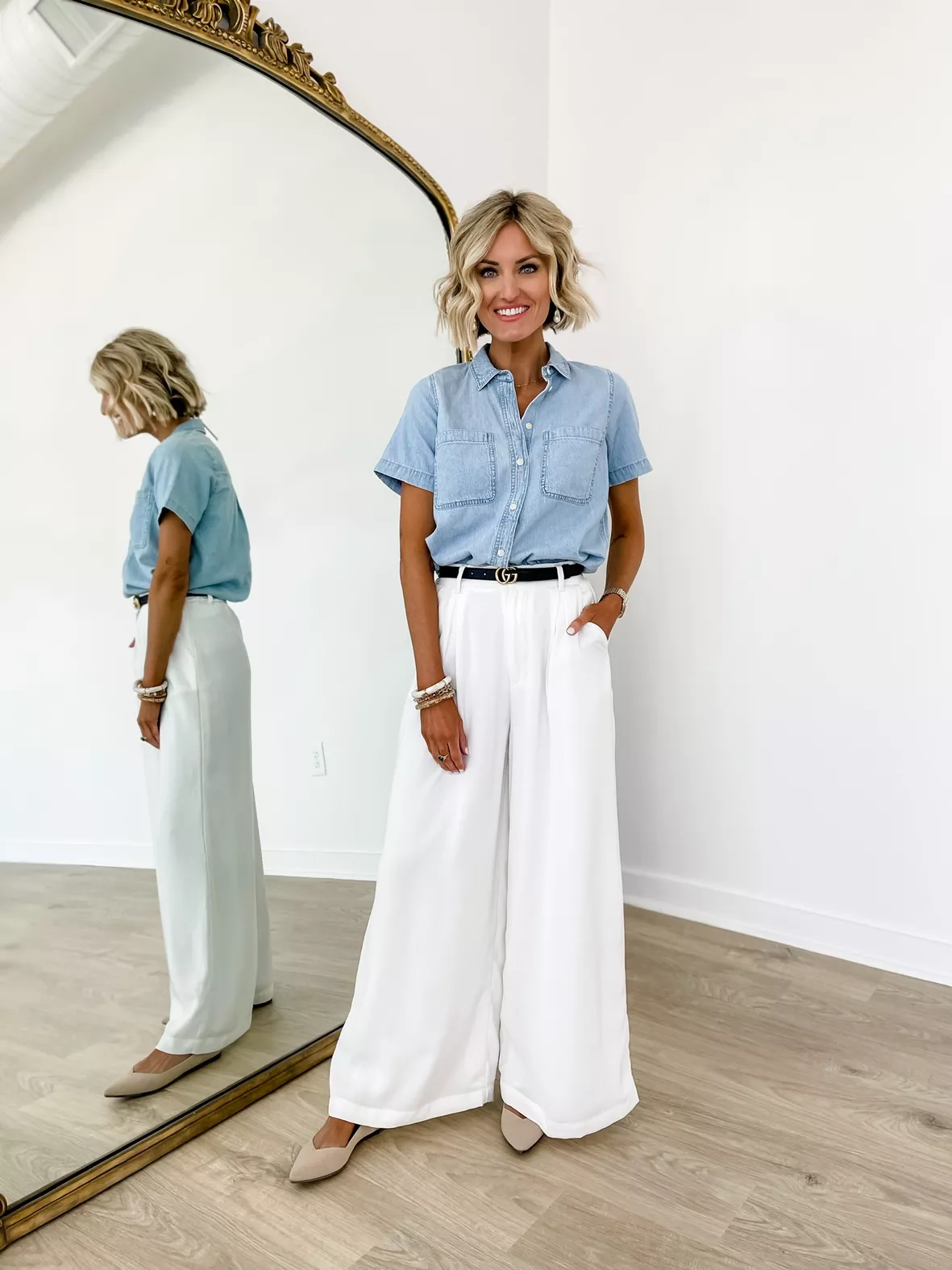 High-waist palazzo pants - Women curated on LTK