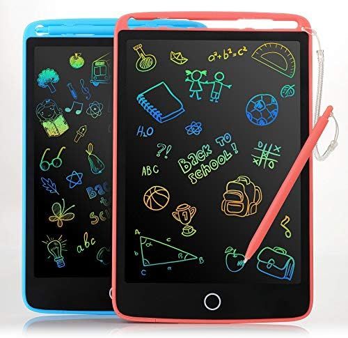 2 Pack LCD Writing Tablet for Kids - Colorful Screen Drawing Board 8.5inch Doodle Scribbler Pad Lear | Amazon (US)