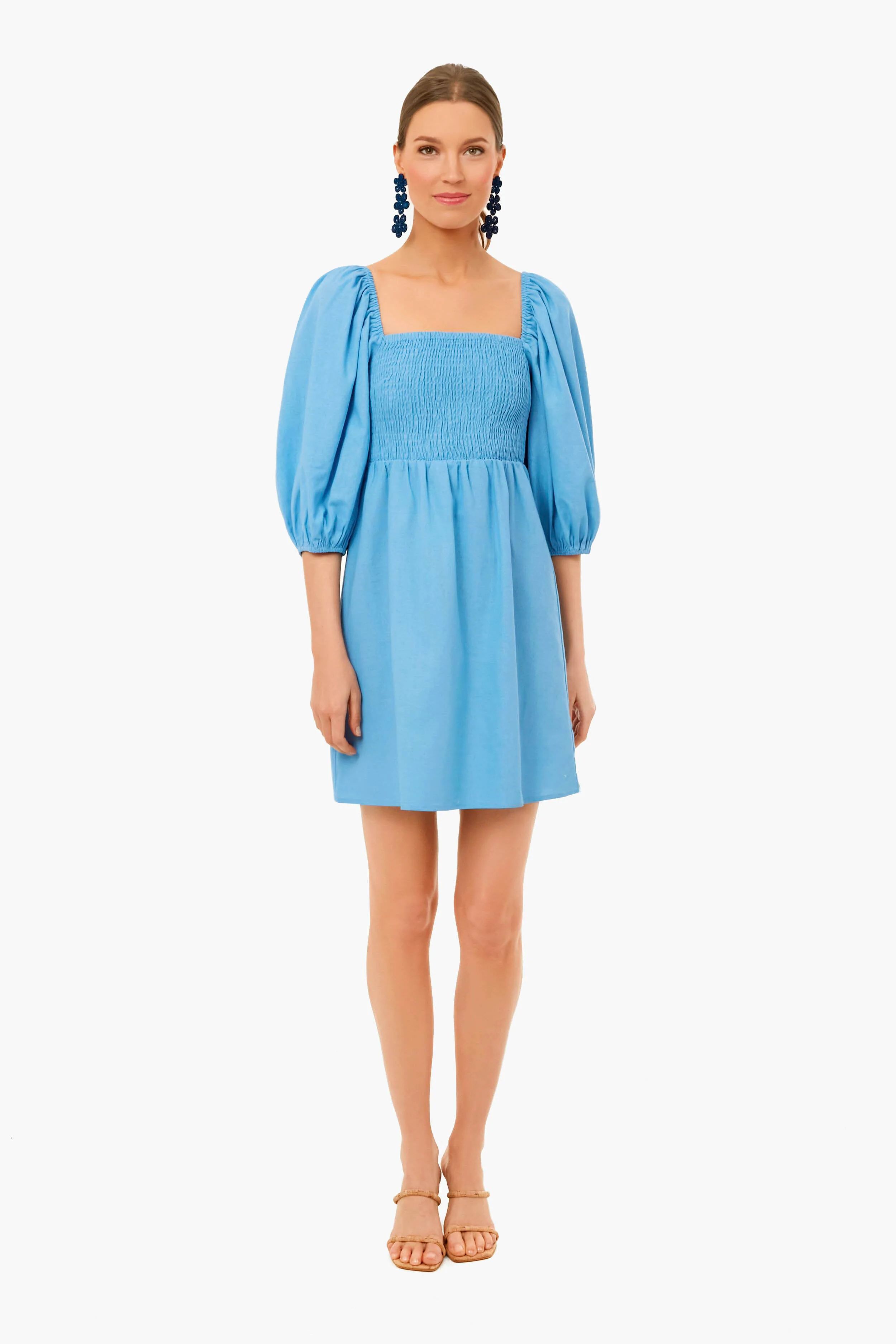 Beaufort Blue Annie Smocked Dress | Tuckernuck (US)