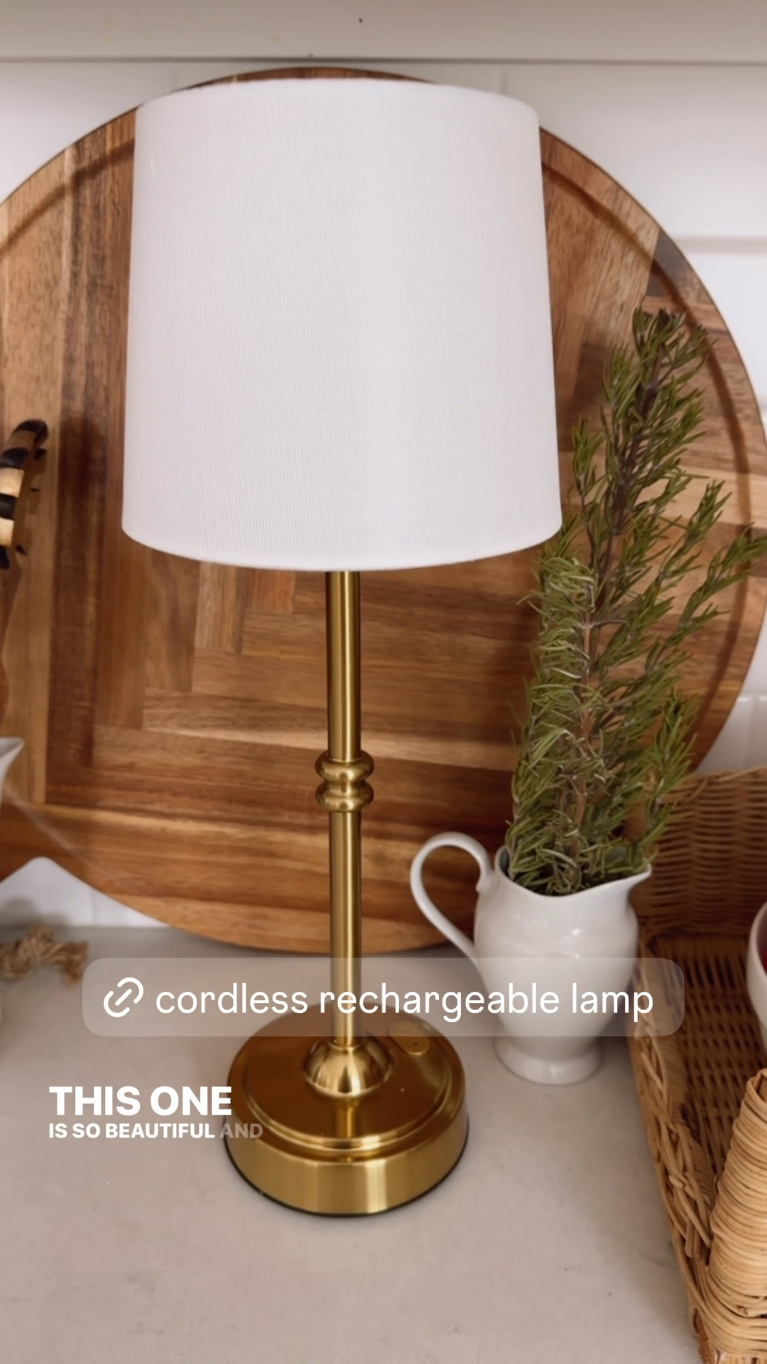 I immediately bought a second one of these lamps because it’s SO cozy in my kitchen. The warm light is so inviting, and it has 3 dimmer options. It’s cordless, rechargeable and amazing!

#LTKHome #LTKselfcare #LTKmomlife
