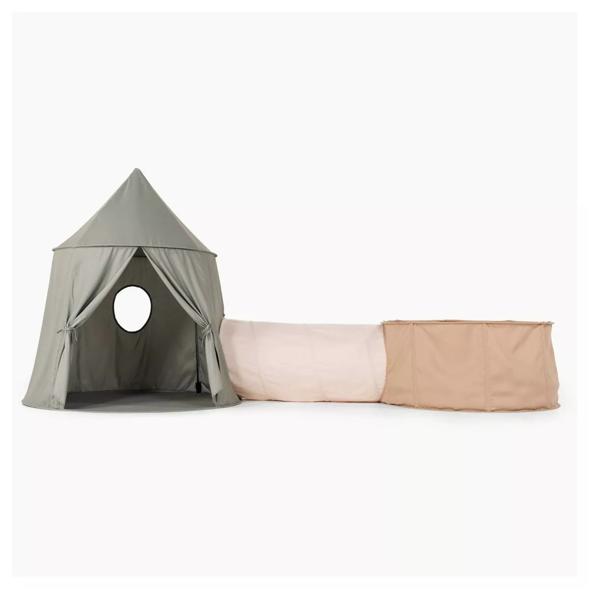 Rollic by Gathre Playroom Bundle Tent Tunnel and Ball Pit - Cream | Target