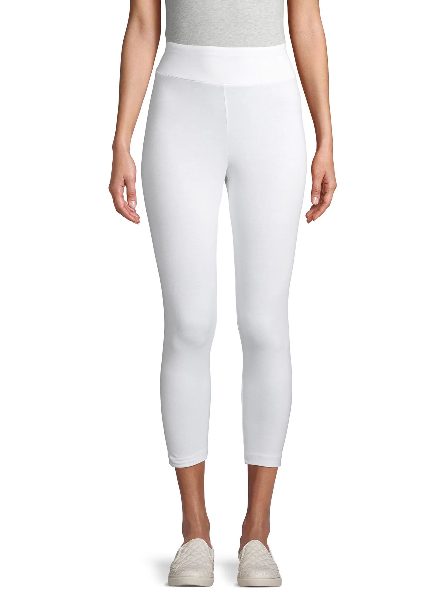 Time and Tru Women's Capri Leggings | Walmart (US)