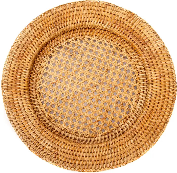 Artifacts Rattan Open Weave Charger | Nordstrom