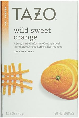 Tazo Wild Sweet Orange Herbal Tea, 20 Count Box 1.58oz (Pack of 3) | Amazon (US)