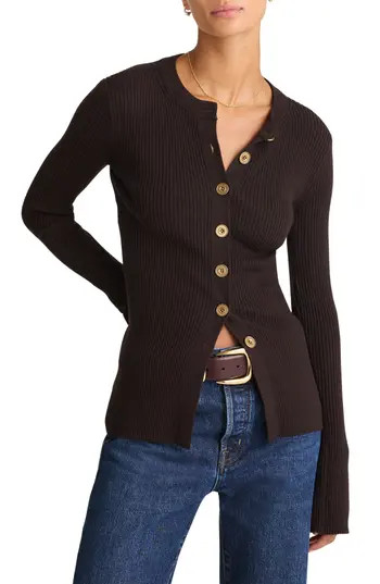 Madewell Longline Cardigan Jacket in Molasses at Nordstrom Rack, Size Xx-Small | Nordstrom Rack