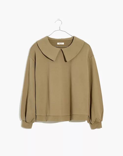 (Re)sourced Cotton Collared Sweatshirt | Madewell