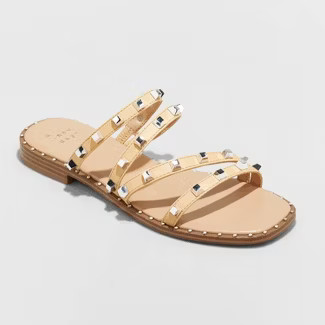 Women's Hollis Embellished Slide Sandals - A New Day™ | Target