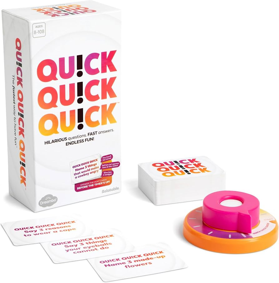 Quick Quick Quick By Relatable, Unleash Your Inner Funny with The Ultimate Party Games for Friend... | Amazon (US)