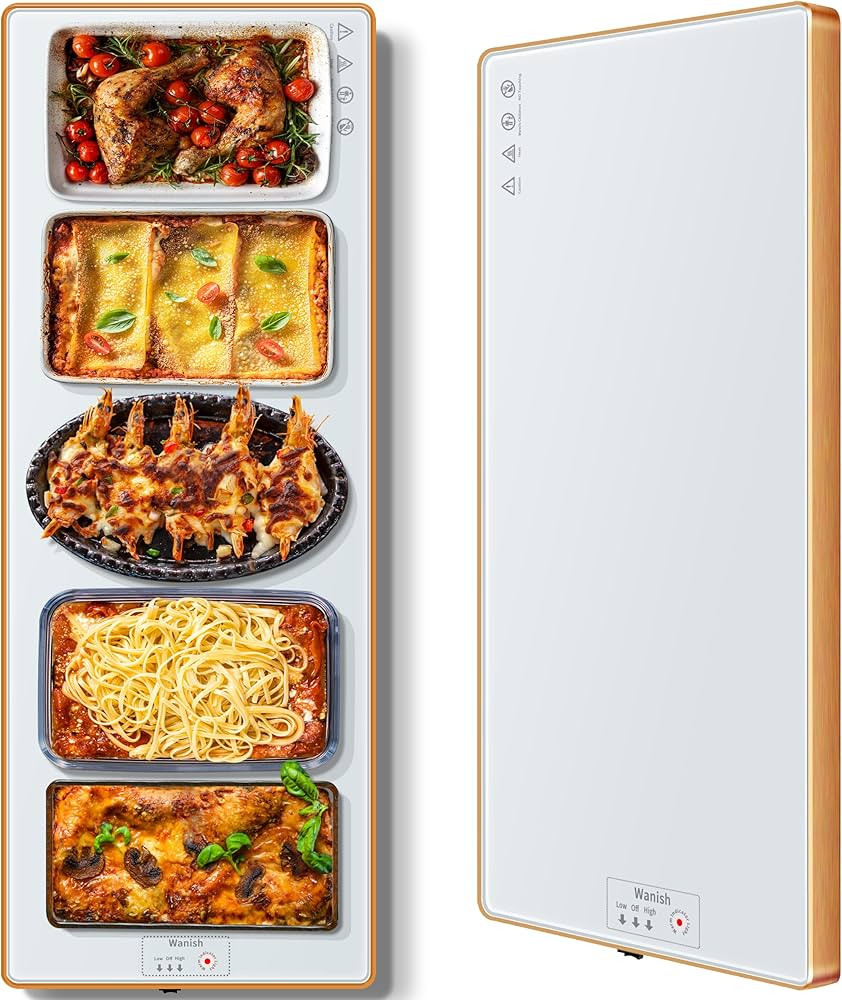 Electric Warming Tray (Extra Long 40"x12")，Food Warmers for Parties Buffet with Thermostat & Fu... | Amazon (US)