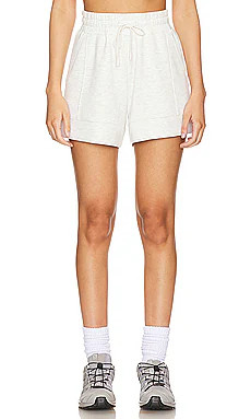 Varley Atrium Short in Ivory Marl from Revolve.com | Revolve Clothing (Global)