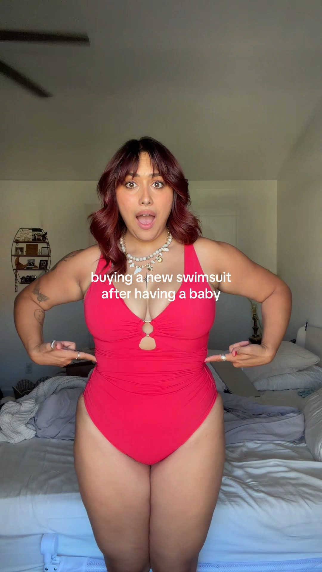 The BEST swimsuit for us midsized, postpartum mommy’s who want to feel sculpted but also serve body is tea this summer. I ordered a size large!