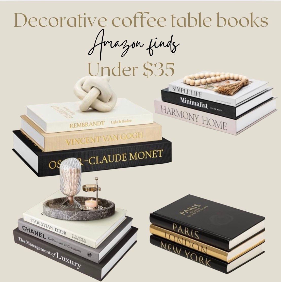 Decorative coffee table books

#LTKSaleAlert #LTKHome #LTKFindsUnder50