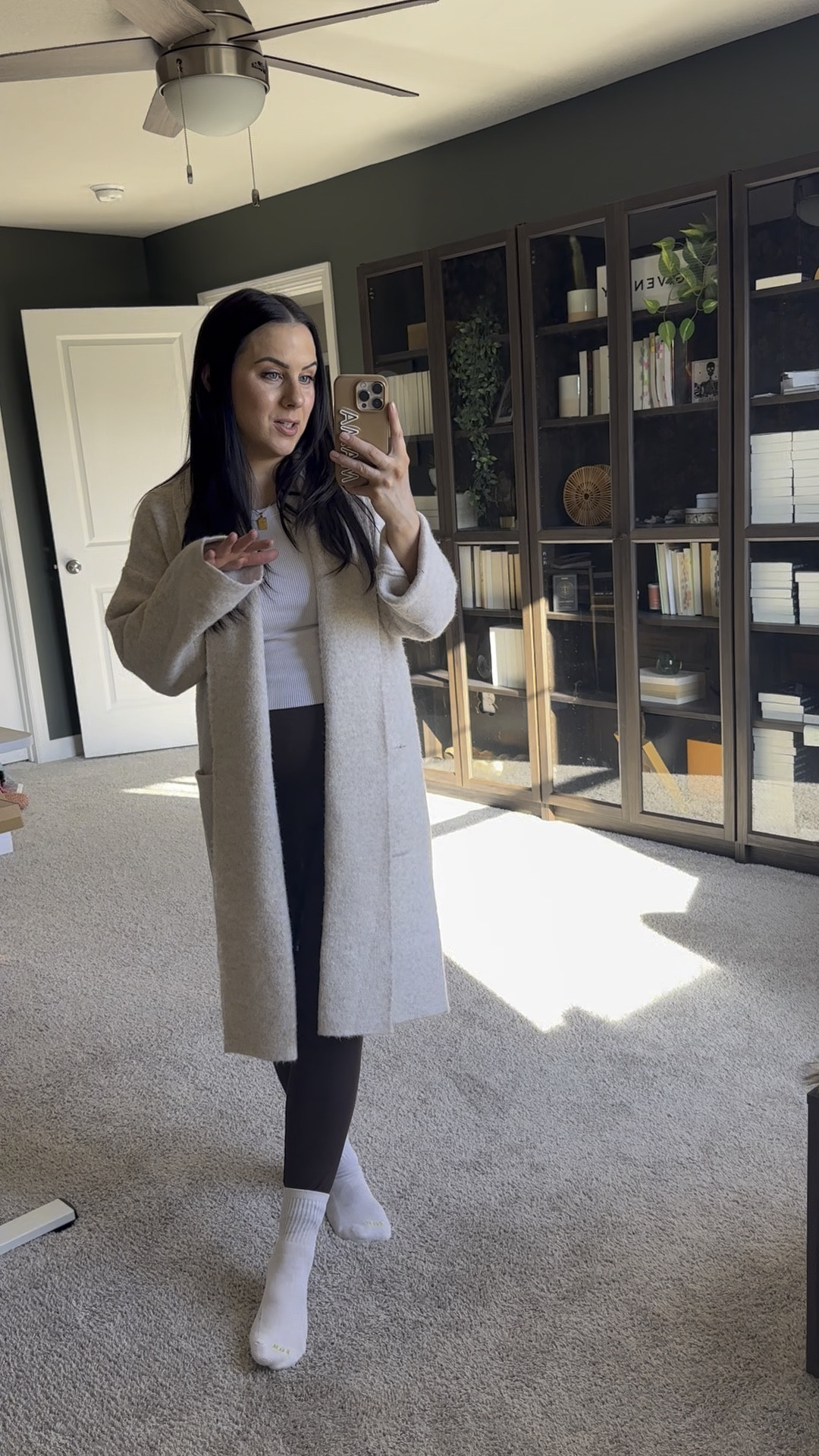 Love this new cardi! Wearing S in apricot - oversized fit 

#LTKFindsUnder50 #LTKWatchNow #LTKPetite