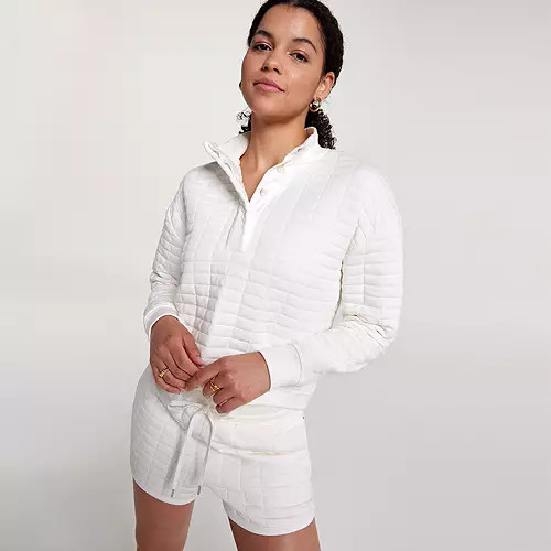 CALIA Women's Quilted Mock Neck Pullover Sweatshirt | Dick's Sporting Goods