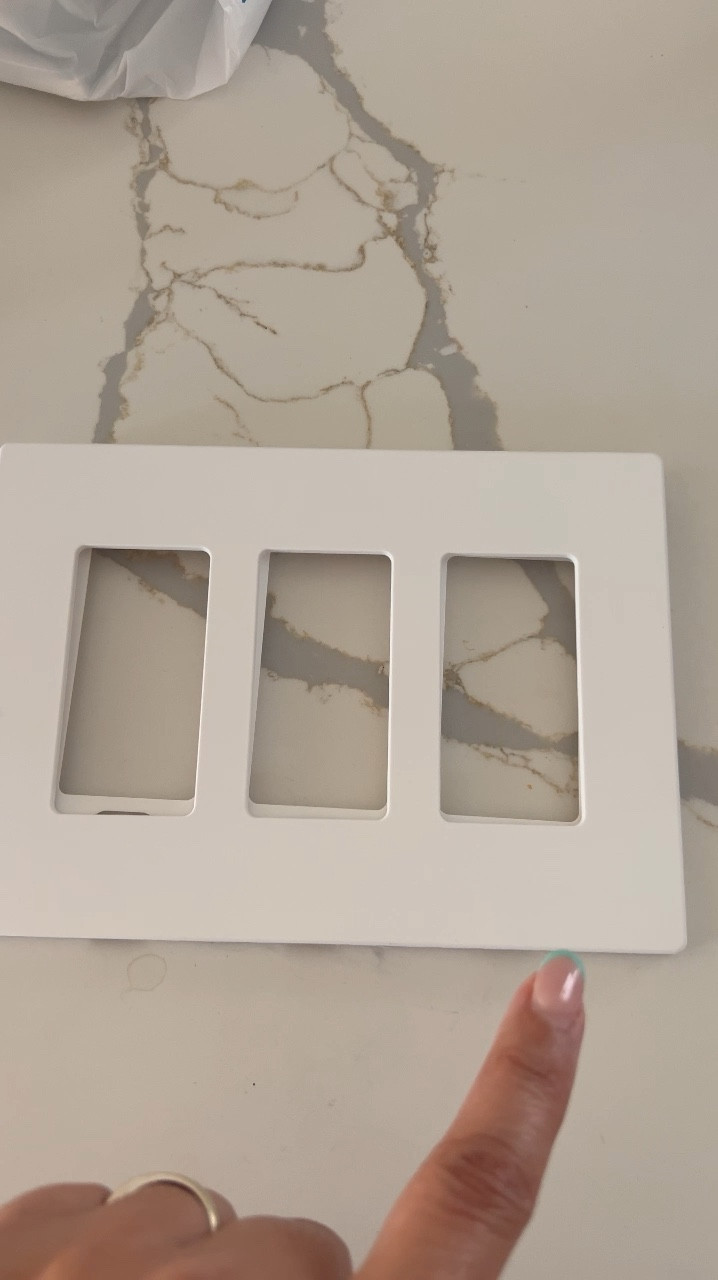 Modernizing your home with these super easy to install wall plate covers. #homereno #amazonhome #amazonmusthaves 

#LTKVideo #LTKFindsUnder50 #LTKHome