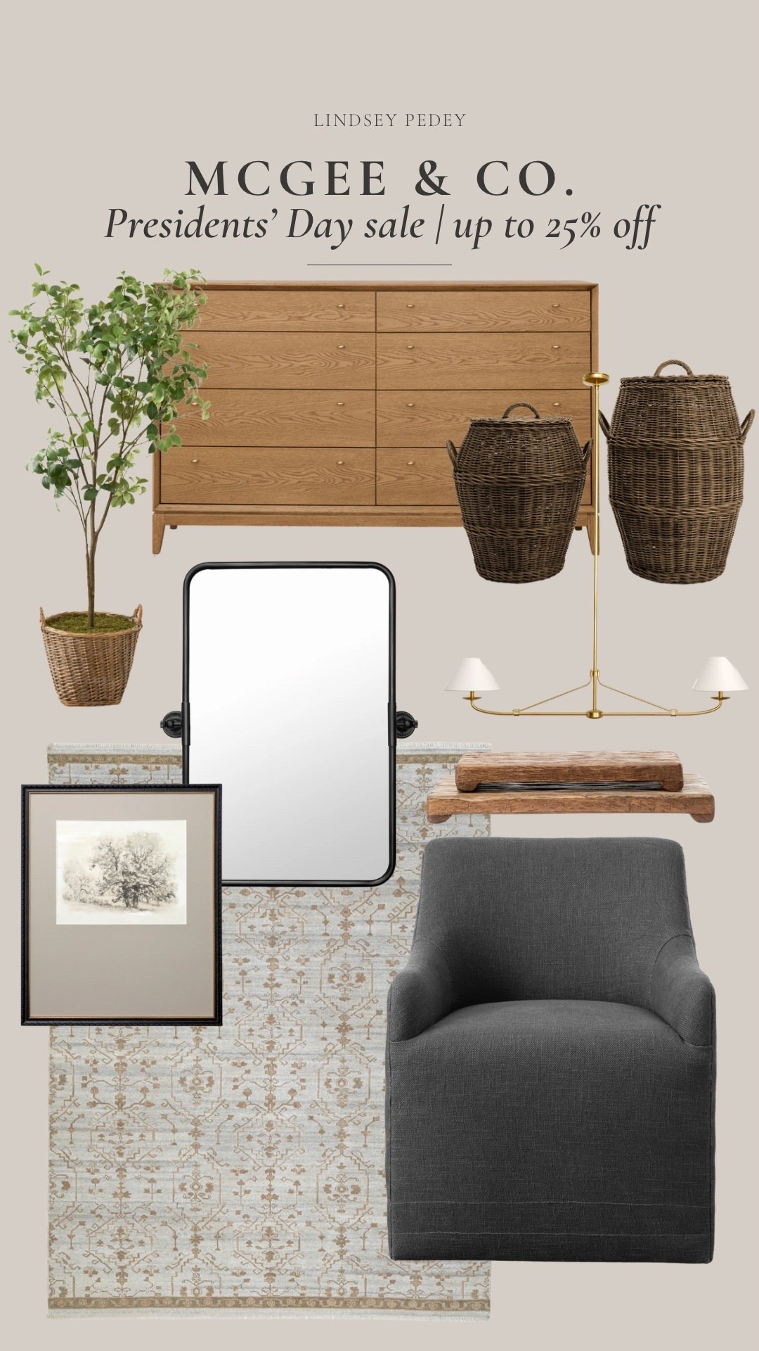 McGee & Co Presidents’ Day sale is on now! Up to 25% off site wide. 

Bedroom, kitchen, living room, McGee & co, Presidents’ Day sale

#LTKSaleAlert #LTKHome #LTKSeasonal