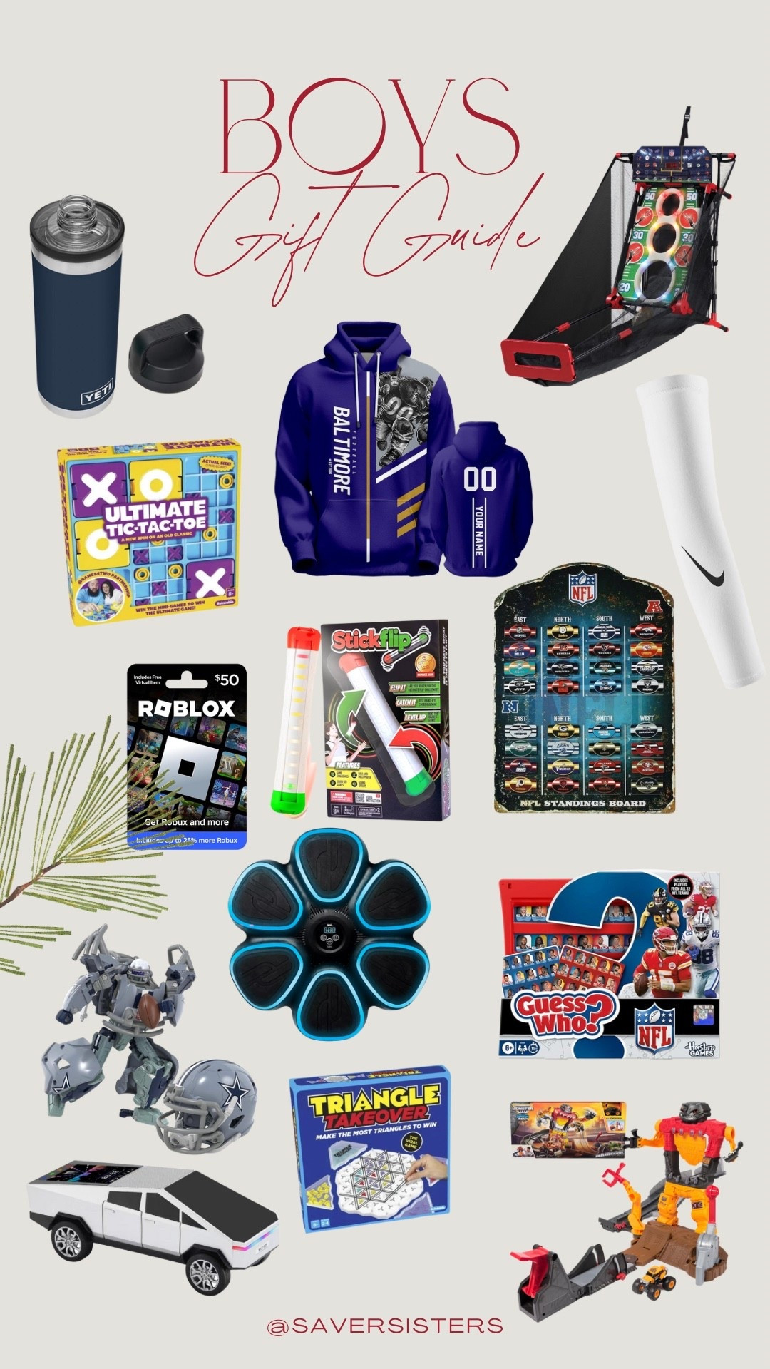 Holiday gift guide for boys 

#giftguide
#giftideas
#boygifts
#giftsforboys
#christmasgifts

#LTKGiftGuide #LTKHoliday #LTKKids