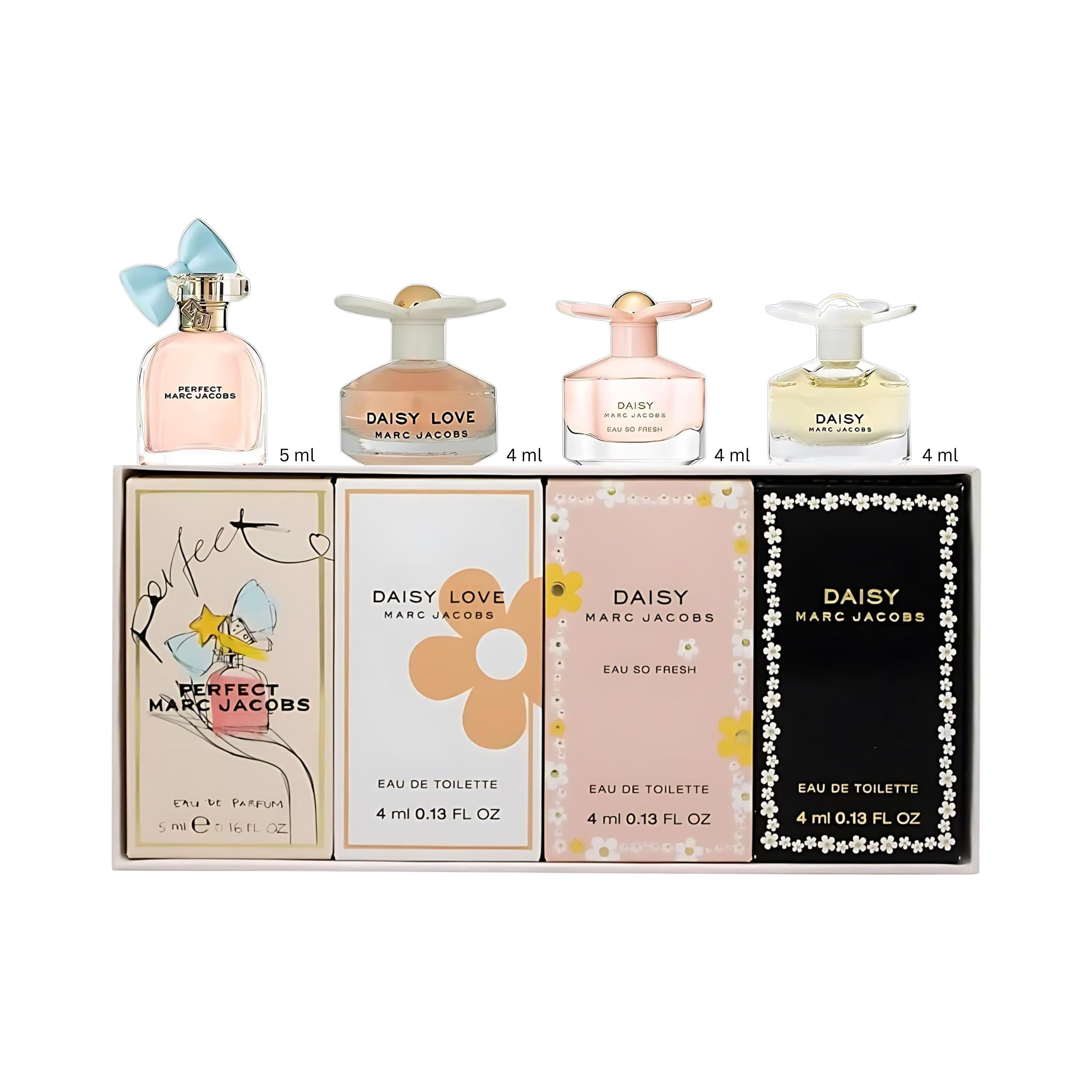 Marc Jacobs Perfume for Women Gift Set – 4-Piece Mini Variety Splashes | Amazon (US)