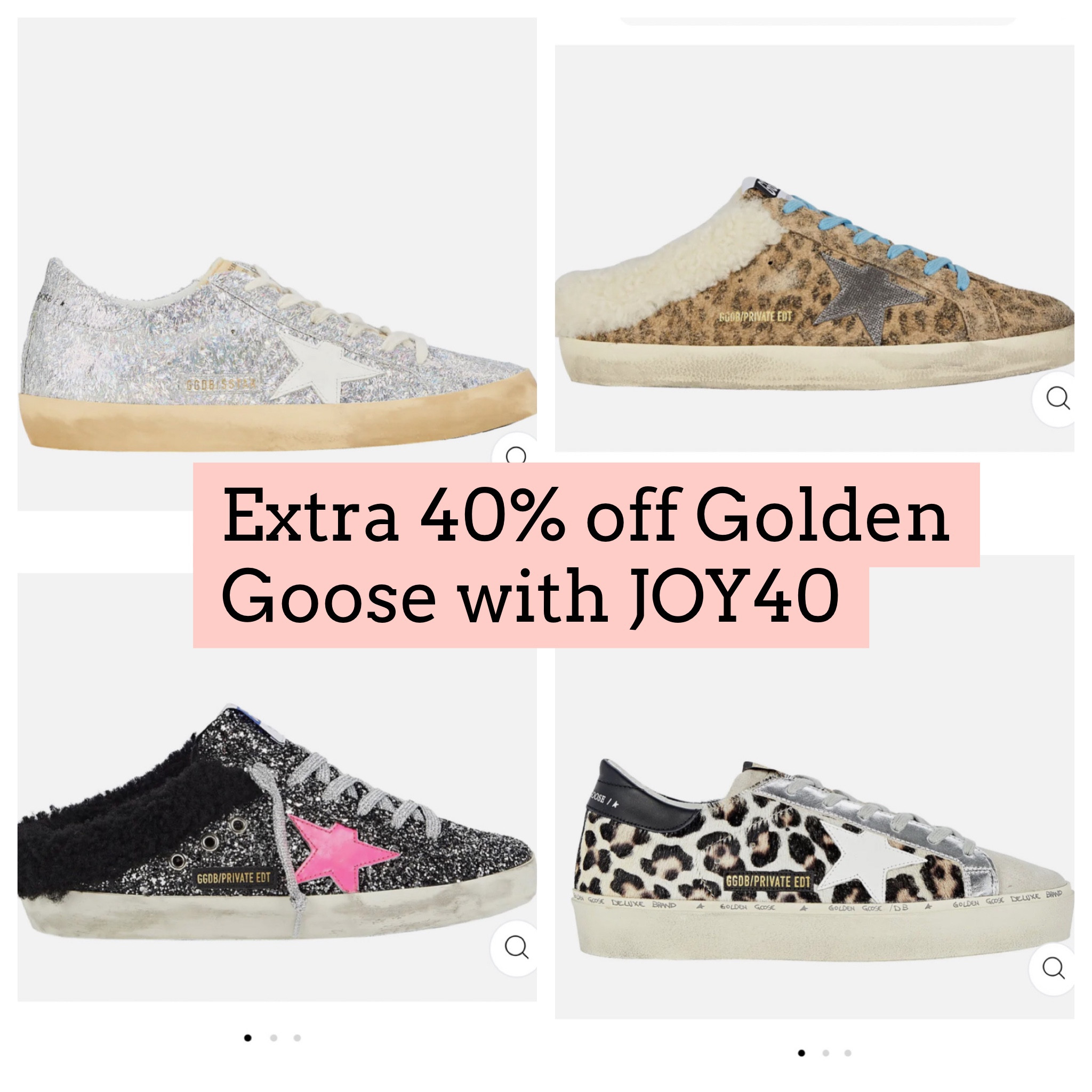 Golden goose sneakers 

#LTKshoecrush #LTKGiftGuide #LTKsalealert
