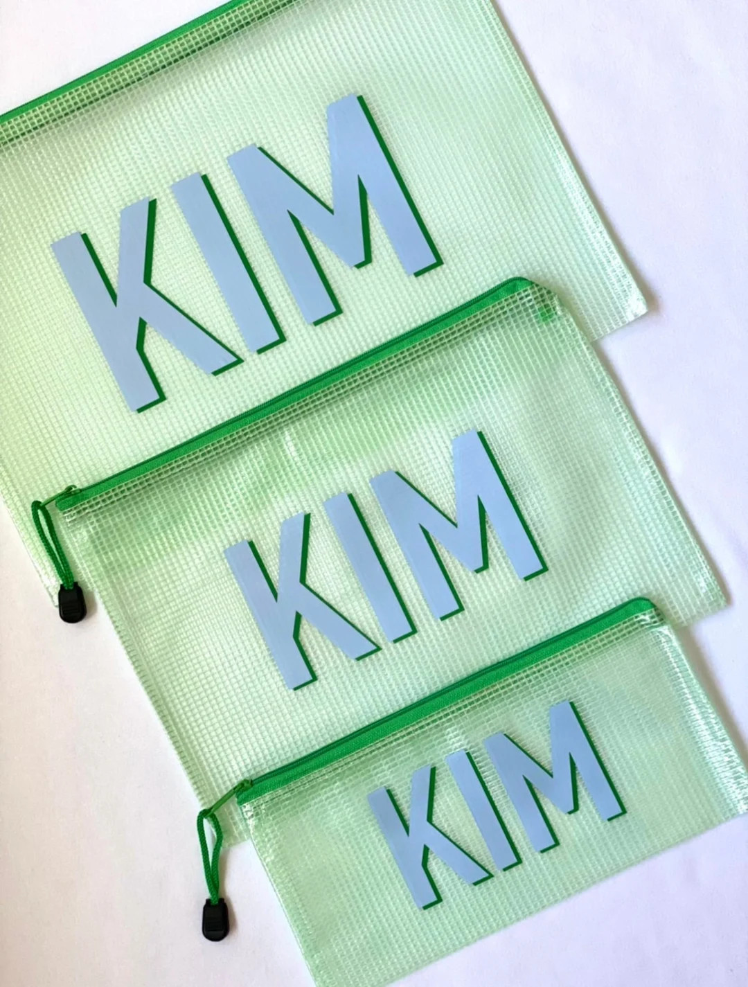 Set of 3 Personalized Waterproof Bags, Travel Bag Set, College, Birthday,  Beach, Bridesmaid, Gif... | Etsy (US)