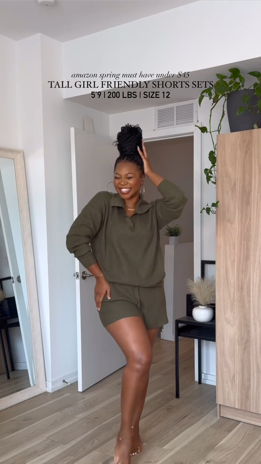 These matching shorts sets are perfect for everyday wear and so glad they are appropriate for my height and booty! 😍 Cozy but breathable and perfect for the weather breaking this spring! I am 5’9 and 200 lbs wearing a large EXCEPT in the green set! I love both 😍

#LTKfindsunder50 #LTKmidsize #LTKstyletip