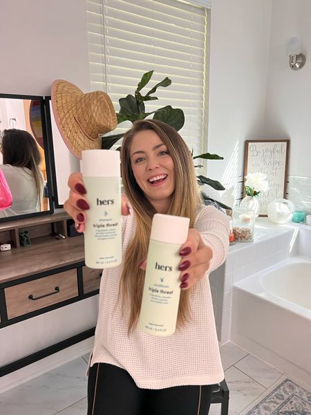 AD The CVS Epic Beauty Event is live and I just took advantage of it by grabbing the @hers Triple Threat Shampoo & Triple Threat Conditioner at my local @cvspharmacy! The hydrating shampoo clears oil build up from my scalp and the conditioner gives a soft, silky shine; the perfect duo.🧖‍♀️Shop the event now➡️ https://click2cart.com/2334000q

#hersEpicBeautyAtCVS #GRWHers 

#LTKsalealert #LTKbeauty
