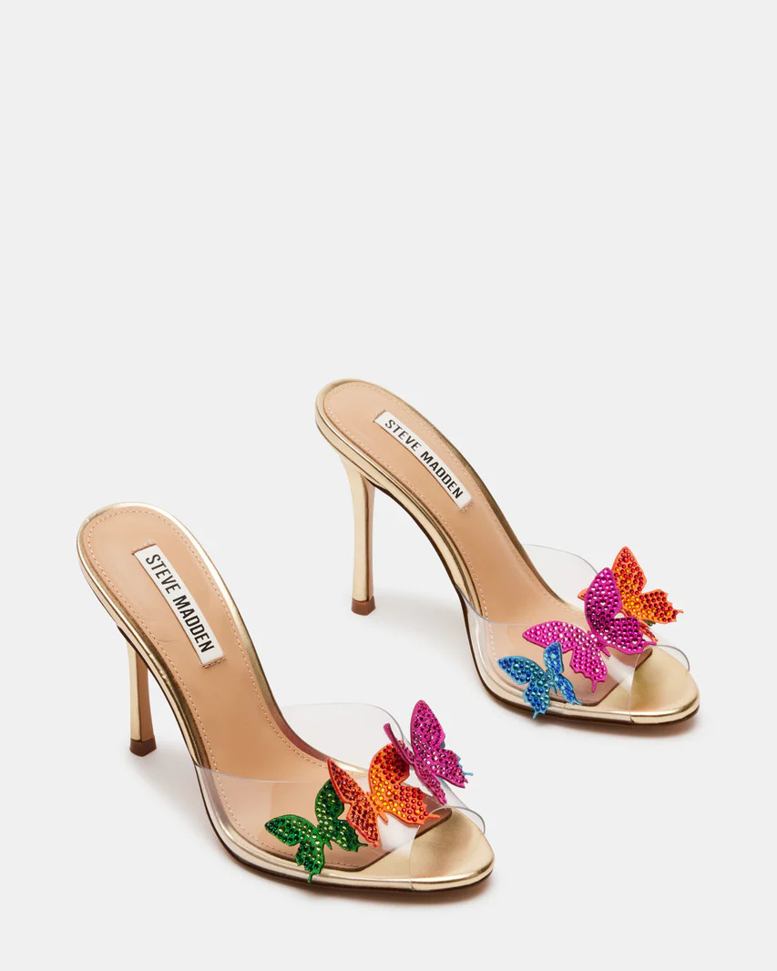 PRISMATIC Clear Stiletto Mule | Women's Heels | Steve Madden (US)
