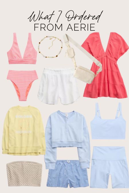 What I ordered from Aerie! I found so many spring/summer finds!!




#LTKSeasonal #LTKfindsunder100 #LTKmidsize